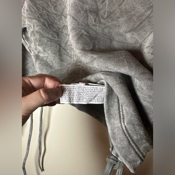 Forever 21 Tie Dye Side Tie Crop Top Long Sleeve Size Small - Picture 5 of 7